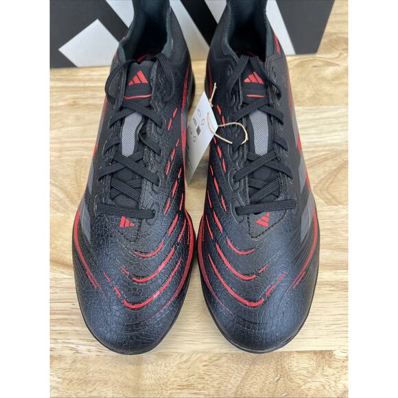 Adidas Predator League TF Core Black Grey Four Lucid Red ID3768 Men\'s Size 11